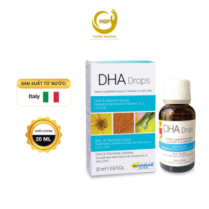 Bổ sung DHA Vitamin A Vitamin E giúp cải thiện sức khoẻ của bé - DHA không tanh chiết xuất vi tảo - Lọ 20ml