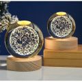 [HCM]Đèn Ngủ 3D Quả Cầu Pha Lê Phát Sáng-Quả Cầu Thủy Tinh Trang Trí - Quả Cầu Pha Lê Khắc Hình 3D-Quả cầu pha lê phát sáng ban đêm-Quả Cầu Pha Lê Trong Suốt 3D Phát Sáng Có Đế Gỗ Để Bàn.. 