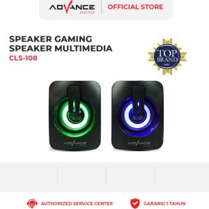 Advance CLS108 Speaker Gaming PC Laptop Subwoofer Multimedia RGB Super Bass Aktif - FREE ONGKIR