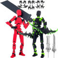 Boneka Lucky 13 Gerakan Multi-Sendi Mainan Dummy Action Figure. 