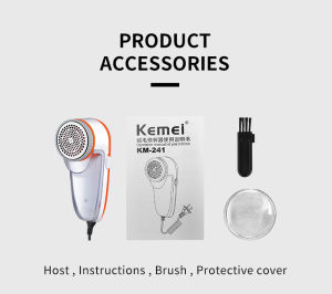 KeMei KM-241 Portable Handhold Household Electric Clothes Lint Remover/Mini Electric Hair Ball Trimmer