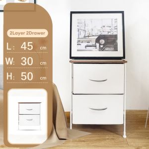 Fabric Drawer Storage Cabinet Multifunctional Drawers Bedside Chest Drawers Cabinet Home Cabinet