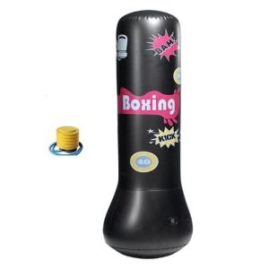 Kids Punching Bags Inflatable Boxing Bag Toy Kicking Boxing Column Sandbag Children Boxing Punch Kicking Toy Enduring