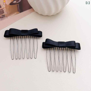 LƯỢC CÀI TÓC NƠ HÀN QUỐC 1 CẶP THANH LỊCH SATIN TRƠN | PHỤ KIỆN TÓC NỮ ĐI HỌC ĐI LÀM XINH XẮN