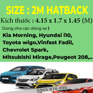 Bạt phủ toàn xe ô tô vải dù oxford 3 lớp cao cấp chống nắng chống mưa không thấm nước không gây xước sơn xe tấm áo chùm kín bảo vệ oto xe hơi bạc trùm xe ô tô 457 chỗ xe bán tải