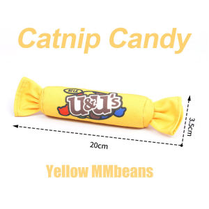 Mini Catnip Bolster Pillow Cat Toy Pillow Candy Bar Catnip Ringing Paper Pet Self Pleasure Kitten Teasing Stick