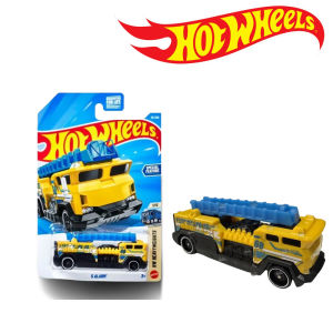 Mô Hình Xe Hot Wheels Mainline - 5 Alarm Màu Vàng Cứu Hỏa Hạng Nặng (HW Heavyweights 1/5)