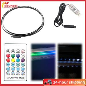 【HOSPORT】110cm RGB Center Console Lighting with RC Dashboard Decorative Lights for Car Lighting Accessories