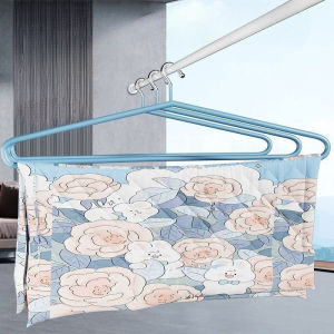 88CM Extra Wide Heavy Duty Iron Pipe Clothes Hanger for Blankets Quilts Thickened Drying Rack