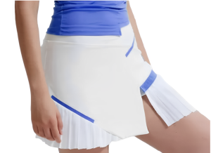 Slim Fit Blue White Tennis Skirt