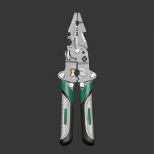 UUMIR Wire Stripping Tool Foldable Wire Stripper Electrical Pliers Multifunctional Non-Slip Cable Pliers Hand Tool Wire Crimper Peeler Cable Wire Repair