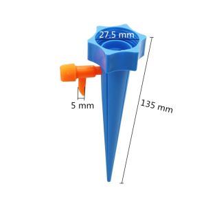 10Pcs Plant Waterer Self Watering Spikes Plant Watering Devices With Slow Release Control Valve Switch Automatic Vacation Drip Watering for Plant