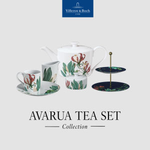 Set Ấm Chén Trà Chiều 15 Món Gốm Sứ Cao Cấp Avarua Villeroy & Boch - Hàng Chính Hãng Nhập Khẩu Tại Đức