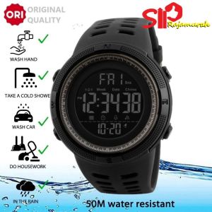 Jam Tangan Pria Digital Anti Air SKMEI 1251 LED Digital Sport