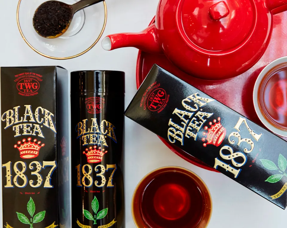 TWG Tea | 1837 Black Tea, Black Tea Blend in 15 Hand Sewn Cotton