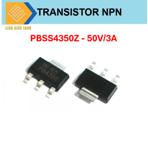 Linh kiện bán dẫn Transistor PBSS4350Z NPN SOT-223 dòng điện 3A- 50V 4 Chân