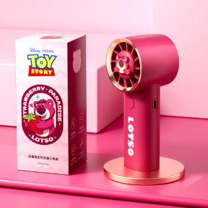 Arrived in two days Disney handheld fan mini fan charging UBS handheld fan portable outdoor strong wind kipas 迪士尼 手持风扇