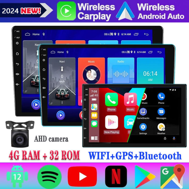 2Din Car Radio Android Player 4G+32G 7/9/10inch Bluetooth Player ...
