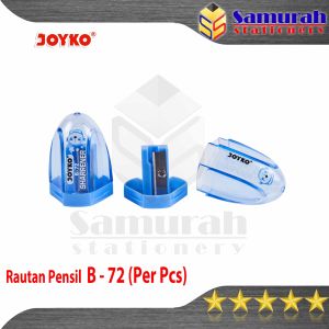 Rautan Pensil Joyko B-72 Per Pcs / Pencil Sharpener B 72 / Serutan Pinsil Roti Kecil Tabung