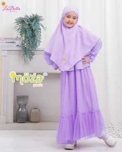 Gamis Anak Set Moza by Labella (Purple)