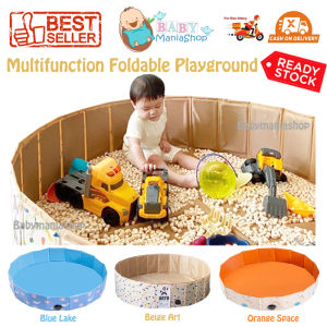 Foldable Playground Pool LARGE Playart Sensory Mat Kolam Renang Mandi Bola Bayi Sensori Anak Jigu Mat Kolam Lipat Babymaniashop