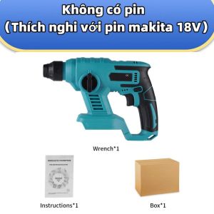 Máy khoan búa không dây máy khoan bê tông búa quay búa khoan cầm tay khoan chịu lực nặng tác động cho Tuốc Nơ Vít bê tông Máy khoan bê tông tường