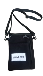 Tas selempang Hp + Touchscreen ilove bali
