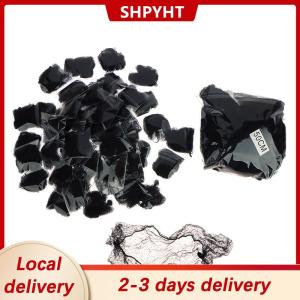 [COD] SHPYHT Local delivery Ship within 24 hours 50Pcs Hair Net Black Elastic Bundle Hair Invisible Hairnet Mesh Bun Hair Net 30 50 60CM Hair Accessories