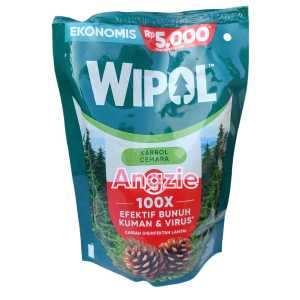 Harga 3 pouch Wipol karbol Disinfektan lantai kemasan 5000