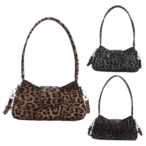 Thanh lịch leopards in ví túi đeo vai bằng da PU của phụ nữ thời trang Crossbody nách túi mua sắm hoặc Đảng