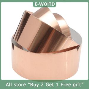 [COD] E-WOITD 50mm x 3m EMI Copper Foil Shielding Tape Conductive Self Adhesive Barrier Guitar New