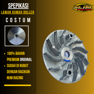 MJM27 RUMAH ROLLER COSTUM (SUZUKI ALL MATIC) LAWAN RUMAH ROLLER RUMAH ROLLER BUBUT PULLY SET