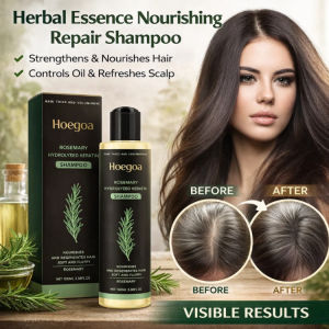 🔥Anti-Hair Fall🔥Herbal Essence Nourishing Repair Hair Shampoo Anti-hair Loss Shampoo Oil-controlling Volumizing Rosemary Shampoo Promotes Hair Growth Relieves Dandruff Itching Strengthens Hair Roots