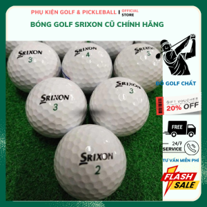 Bóng Golf Srixon Chính Hãng Mới 90% - Bóng golf Secondhand 3-4 Lớp