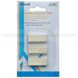 Đệm mực KW-TRIO 0510007 dùng thay thế cho máy dập số 5678 số (COMBO VỈ 3 CÁI)