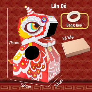 Đồ Chơi Thùng Carton Hóa Trang Khủng LongHổKỳ Lân Đồ Chơi Trung Thu Tự Lắp Ghép Bằng Bìa Cứng Cho Bé-Tiệm Nhà Sóc 2023