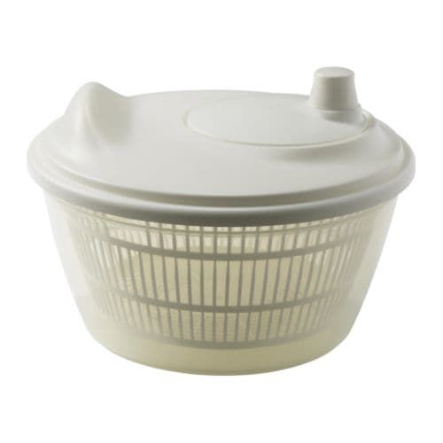 Tokig Ikea Salad Spinner, White 23cm 