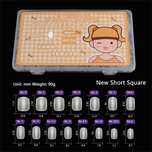 JOSLOVE Soft Gel Tips 420pcs Ultra Thin 0.13mm Seamless Artificial Matte False Nails Tools Set