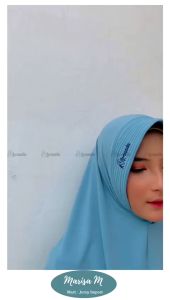 HIJAB AMANDA POLOS JERSEY IMPORT TERLARIS / KERUDUNG ANAK SEKOLAH JERSEY / JILBAB ALL SIZE