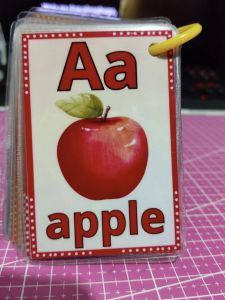 LAMINATED ALPHABET FLASHCARDS
