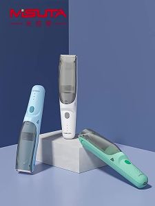 Safe Optimal SelectionSafe Optimal SelectionBaby Electric Hair Trimmer Lownoise Safe Baby Hair Clipper Waterproof Hair cutting Pencukur Rambut Bayi Baby hair clipper low-temperature ultra-quiet automatic hair suction