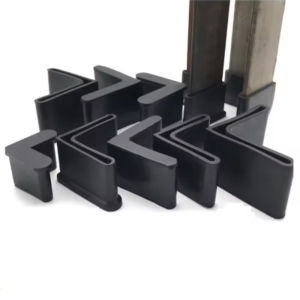 L-shaped Rubber Foot Cover Triangle Angle Iron Foot Pad Table Chair Furniture Feet Leg Pad Floor Protector Furniture Cups