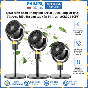 Quạt tuần hoàn không khí chíp xử lý AI tích hợp đèn ngủ thương hiệu Hà Lan Philips ACR3244CFV Serial 3000 - BH 2 NĂM
