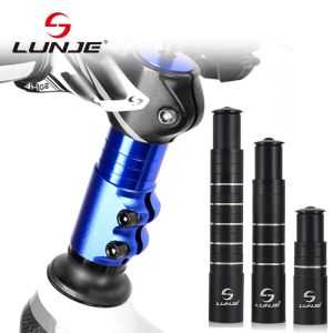 LUNJE Bicycle Handlebar Fork Stem Rise Up Extender Mountain Bike Handle Bar Height Riser Adaptor