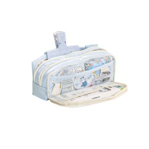 TI9P Large Capacity Pencil Case Clear School Pouch Pencil Box Kawaii Stationery Bag Pen Bag Girls
