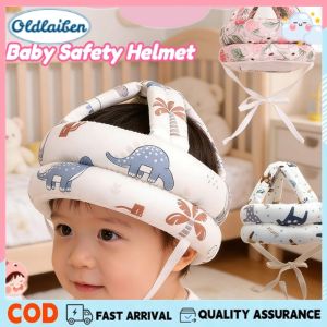 Oldlaiben Baby Safety Helmet Soft Breathable Cotton Adjustable Head Protector Anti-Collision Protection for Toddlers