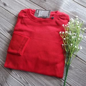 Kaos Polos Lengan Panjang Inner Basictee // Rib Salur Rajut Katun Wafer LD 98-100
