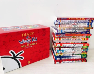 [Ship from manila]25PCS/Set English Picture Book Diary of a Wimpy kid Comic Bridge Novel Children Daily Reading Book Box Packing Age 6-12