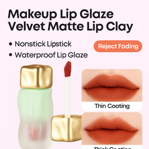 Watery Velvet Matte Lip Mud High Saturation Lip Mud Long Lasting Makeup Moisturizing And Fitting Beauty Lip Makeup