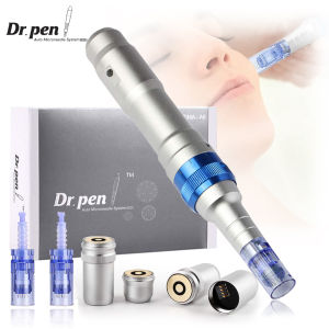 Professional Dr Pen A6 Derma Pen Wireless Electric Skin Care Tools Kit with 2PCS 12 Pin
